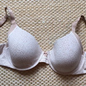 Warner’s Nude Leopard Print Bra - 34D